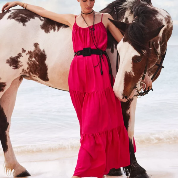 Canna Silk Dress